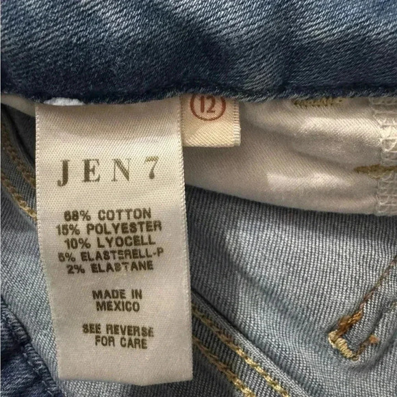 JEN 7 By 7 FOR ALL MANKIND Denim Legging Ankle Skinny Dark Wash Jeans Size 2 J6 - Picture 5 of 5